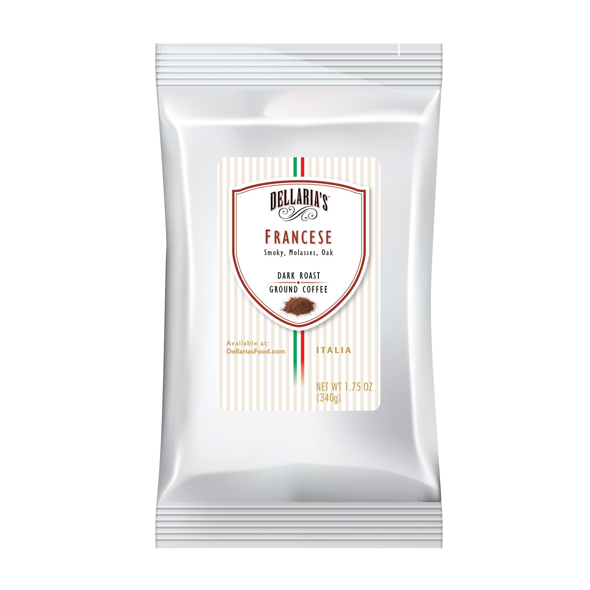Dellaria’s Coffee Pillow Pak <br/> Francese <br/> 1 Count (1.75 oz bag)